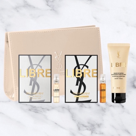 Yves Saint Laurent Cream Gold Cosmetic
Bag Bundle - Picture 1 of 11